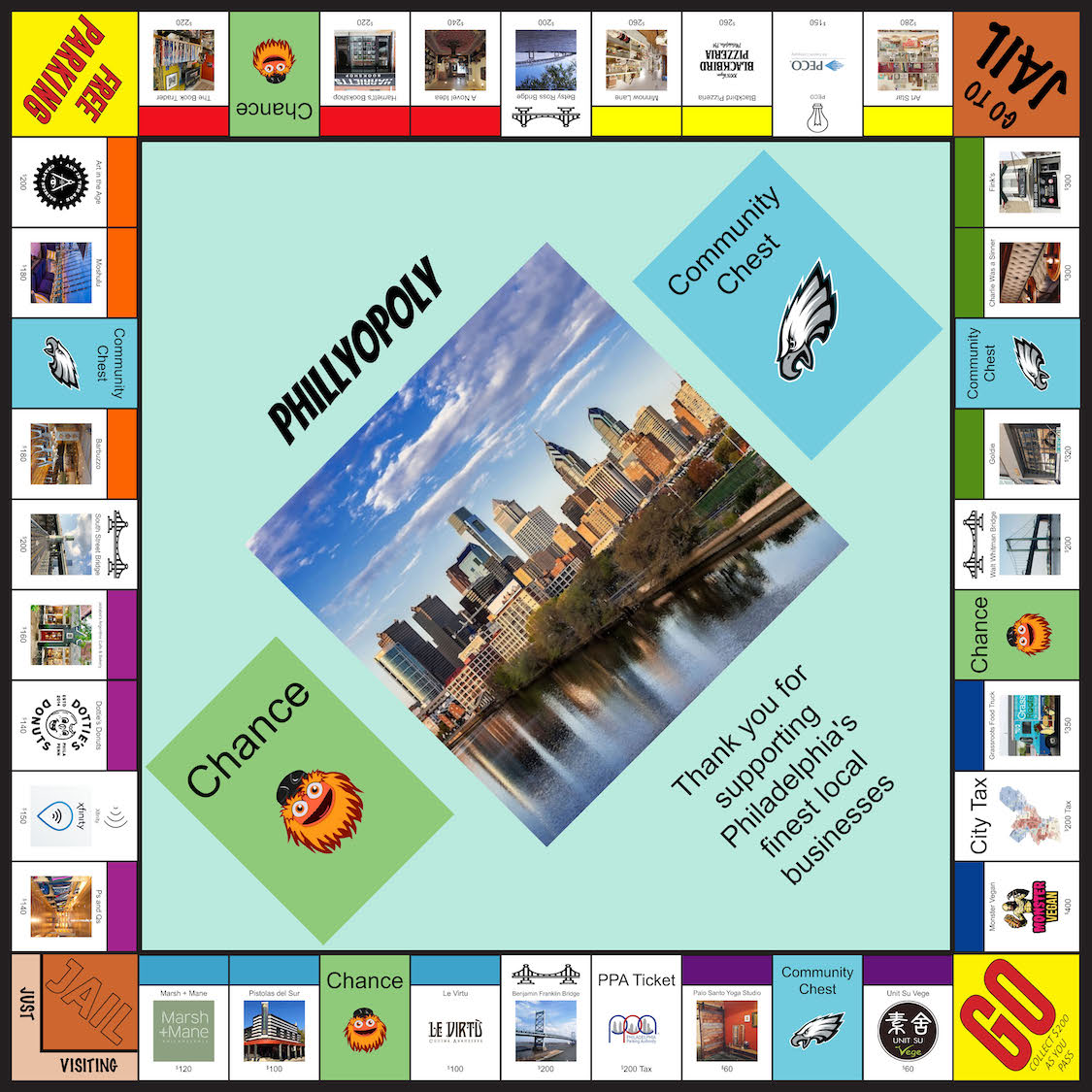 Monopoly for your hometown